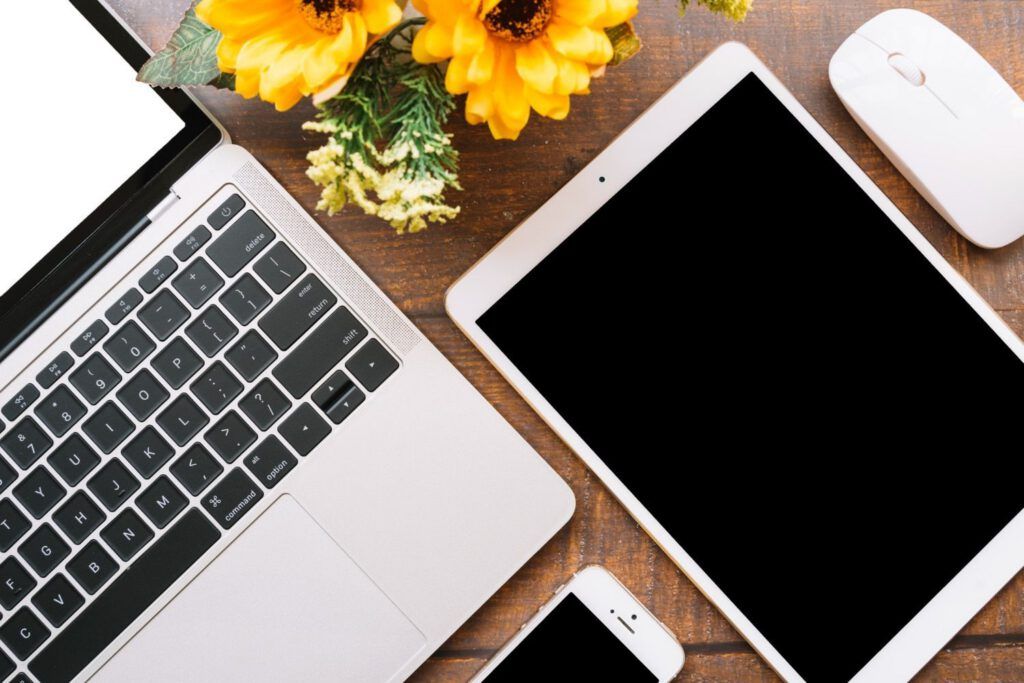 Diferentes dispositivos para adaptar una página web